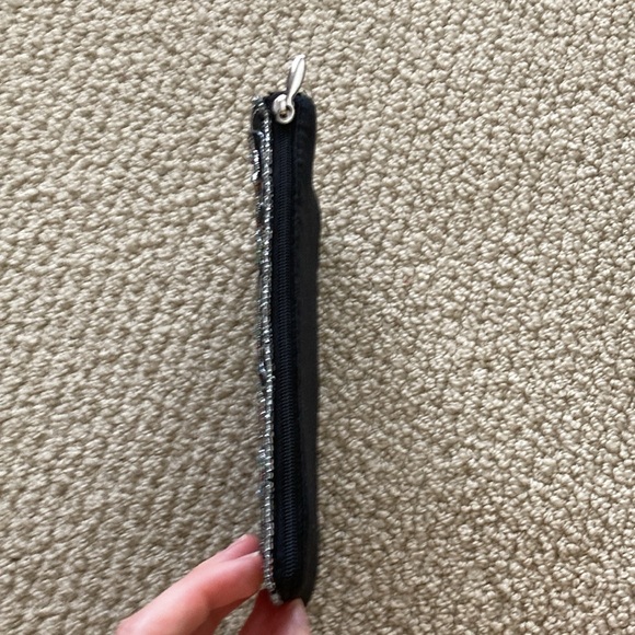 Beaded Bejeweled Embellished Black Clutch Pouch Multicolor Accents Indian EUC - Picture 3 of 12